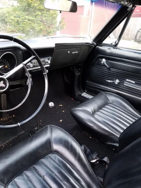 1965 Burgundy Chevrolet Corvair Convertible