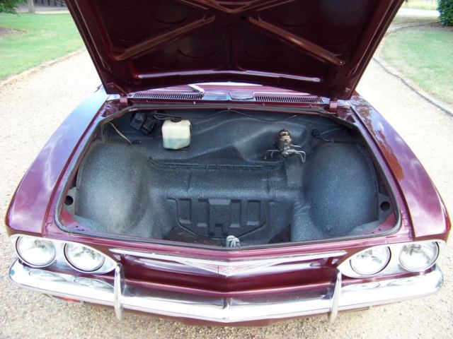 1965 Burgundy Chevrolet Corvair Convertible