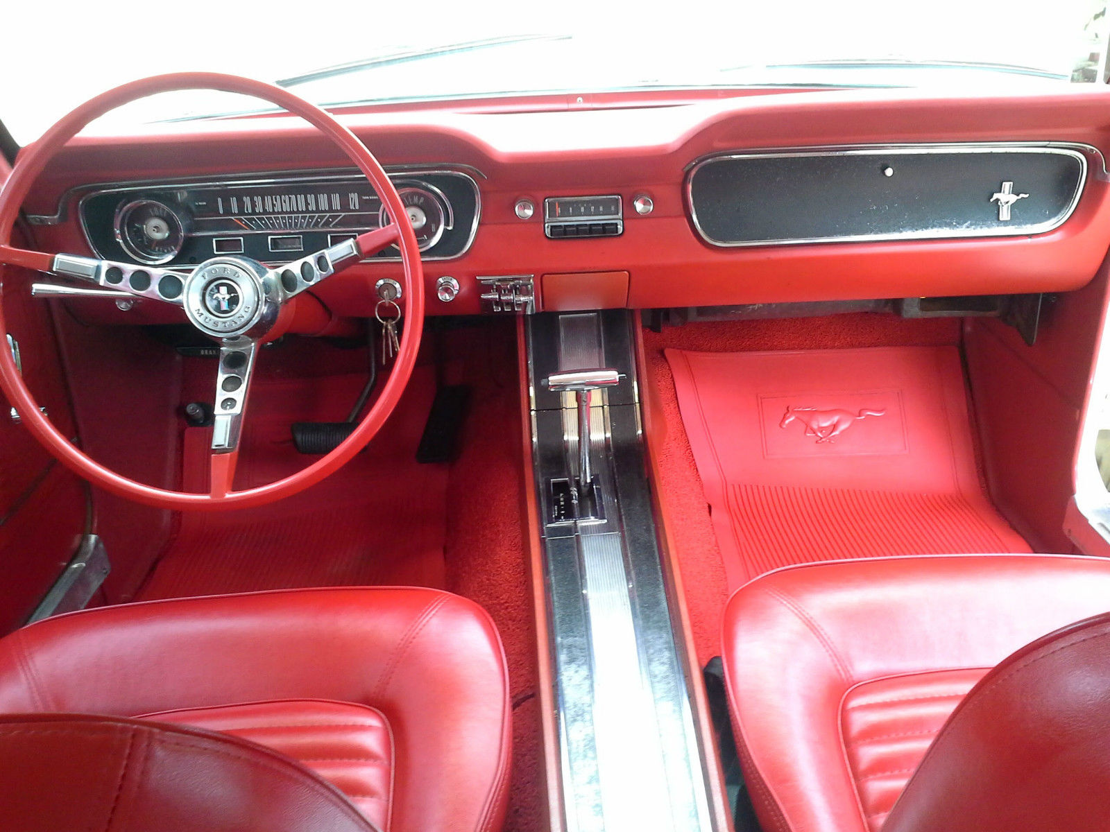 1965 White Ford Mustang U/K