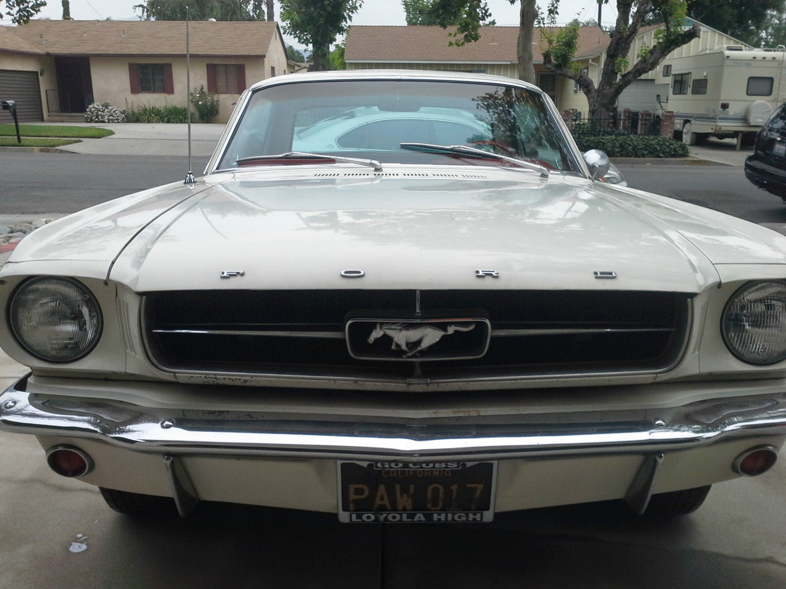 1965 White Ford Mustang U/K