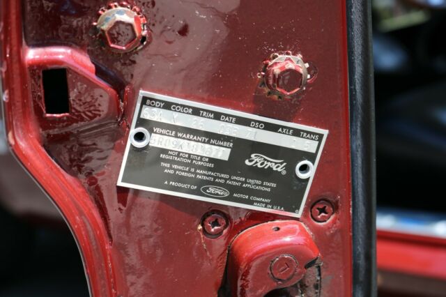 1965 Burgundy Ford Mustang Fastback