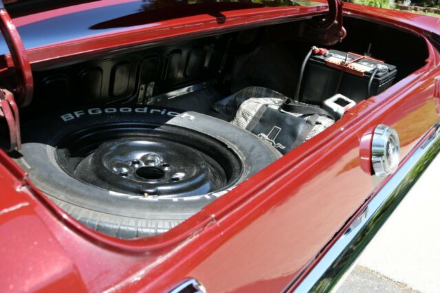 1965 Burgundy Ford Mustang Fastback