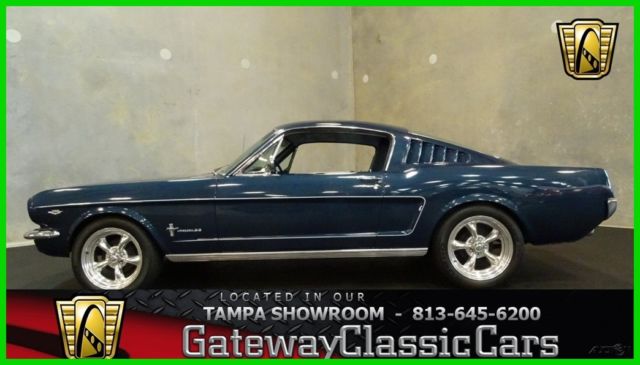 1965 Blue Ford Mustang