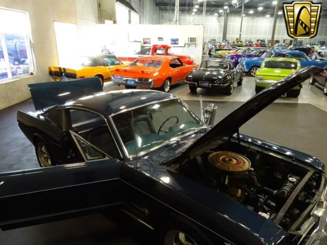 1965 Blue Ford Mustang