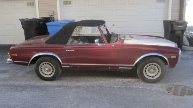 1965 Red Mercedes-Benz SL-Class Convertible