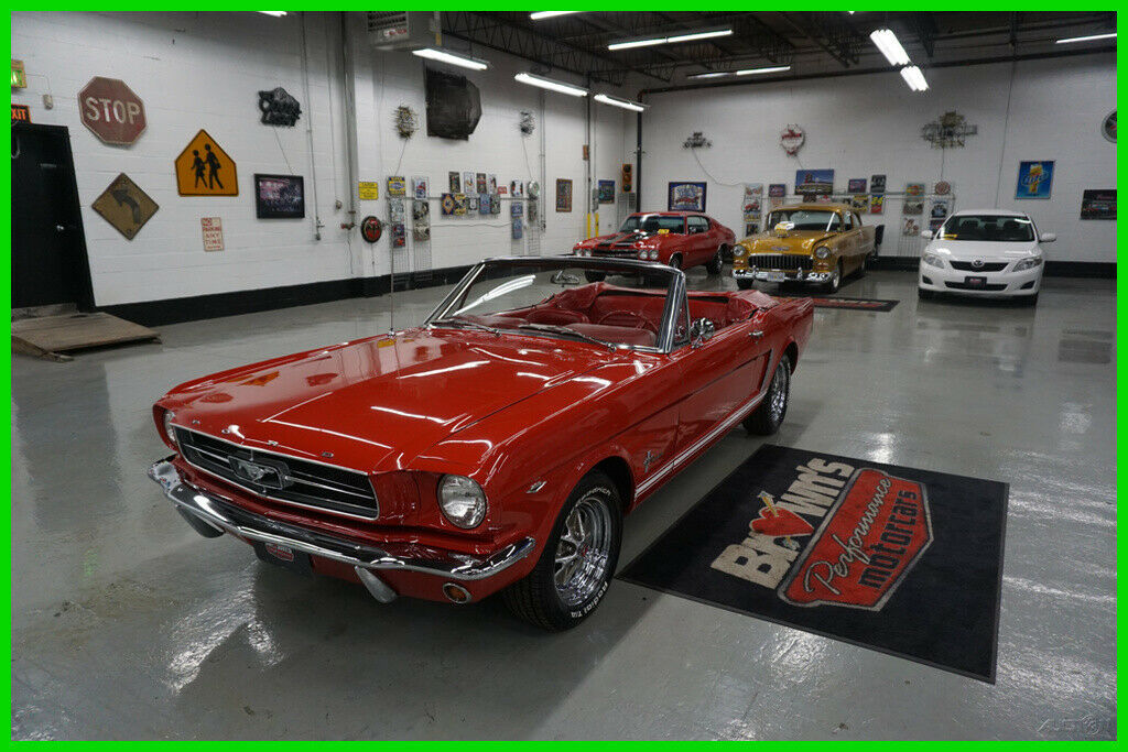 1965 Red Ford Mustang