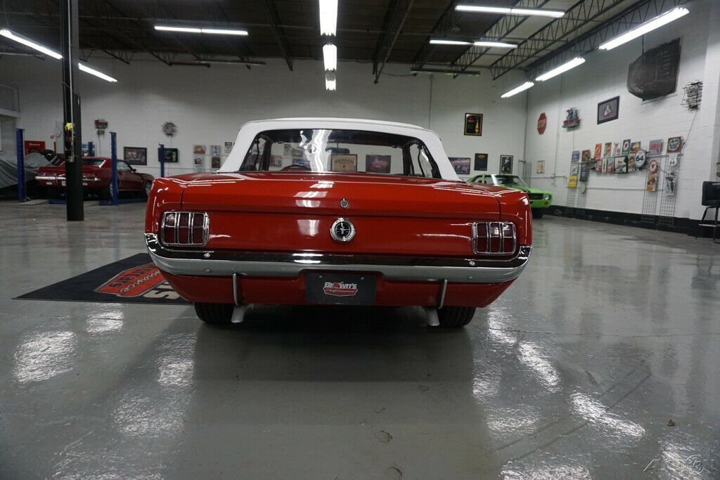1965 Red Ford Mustang