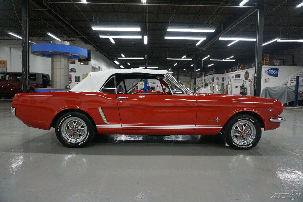 1965 Red Ford Mustang