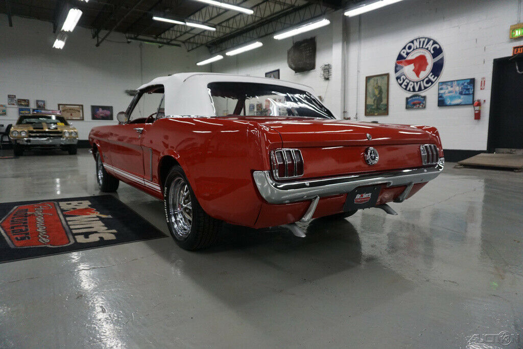 1965 Red Ford Mustang