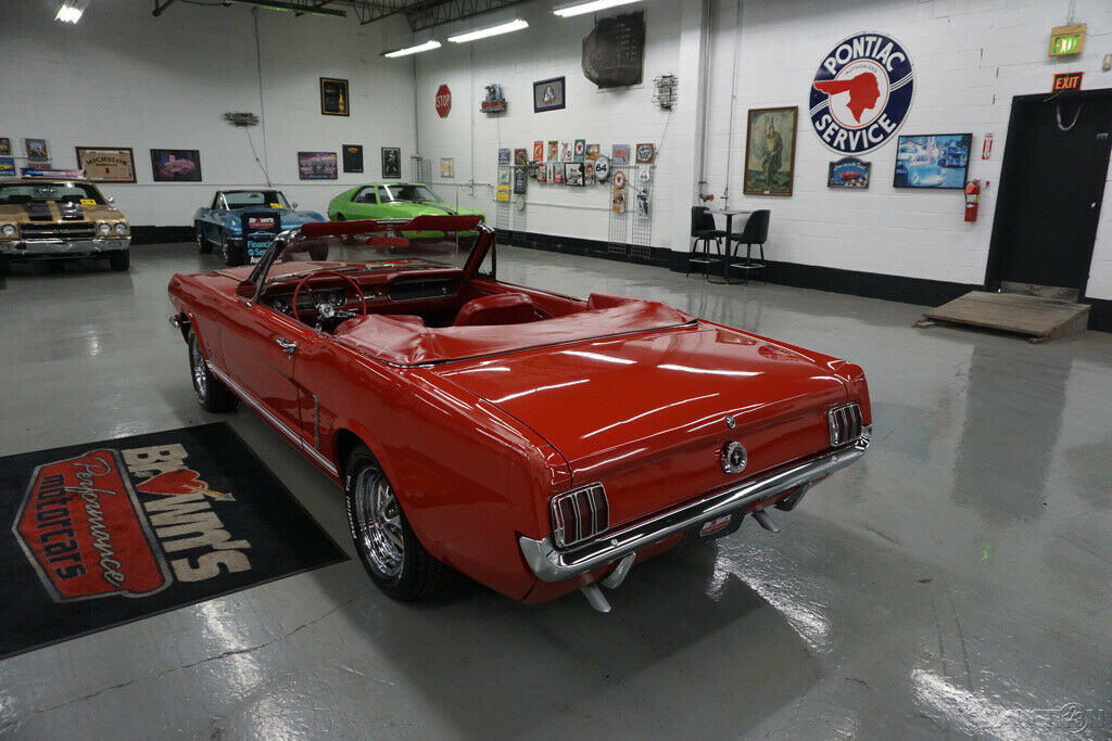 1965 Red Ford Mustang