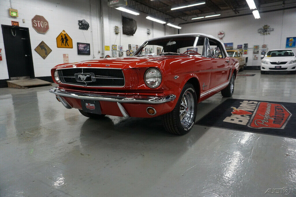 1965 Red Ford Mustang