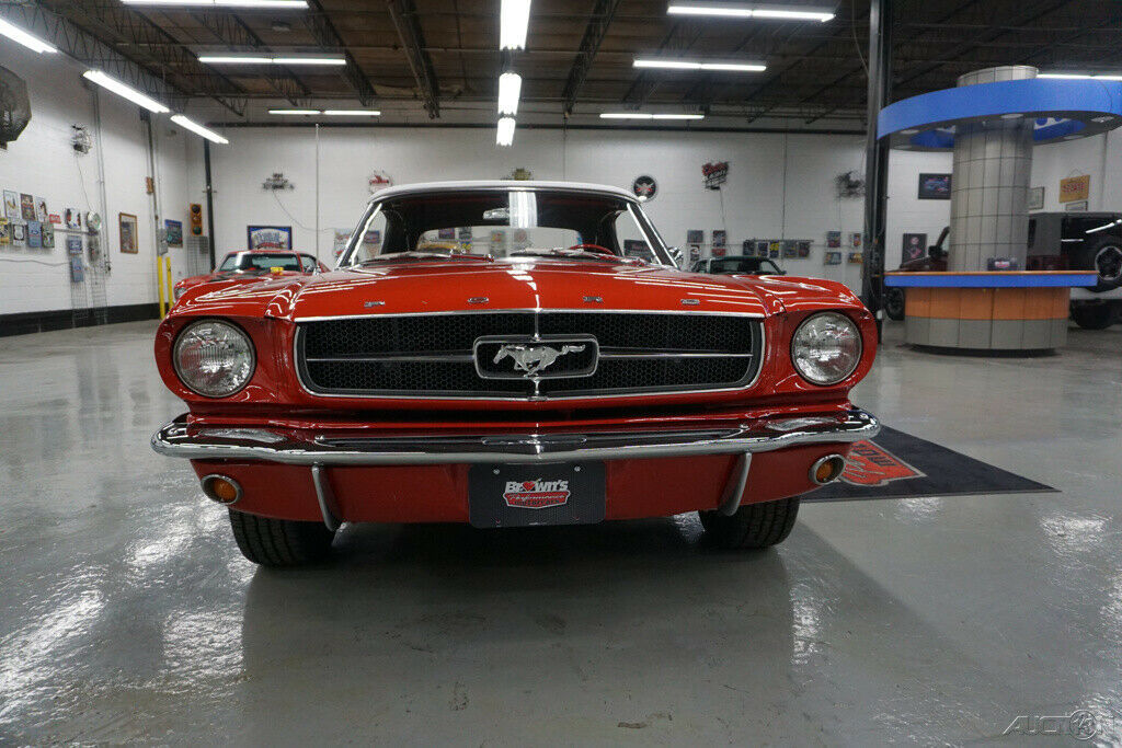 1965 Red Ford Mustang