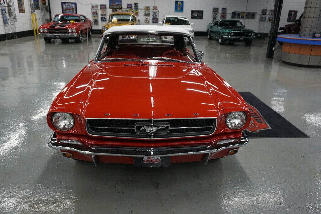 1965 Red Ford Mustang