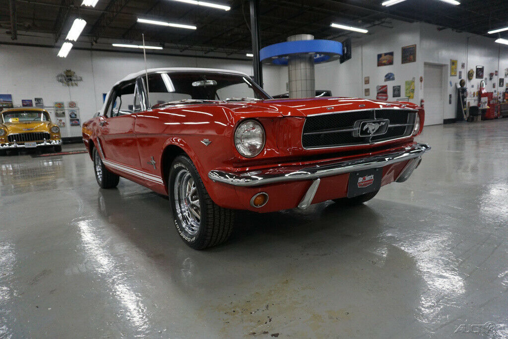 1965 Red Ford Mustang