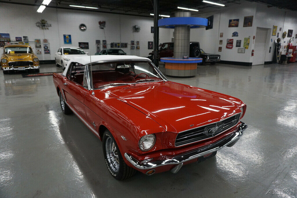 1965 Red Ford Mustang