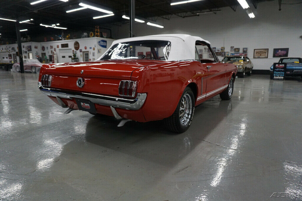 1965 Red Ford Mustang