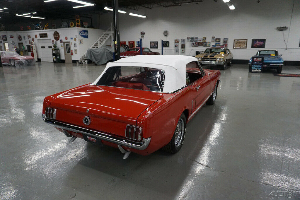 1965 Red Ford Mustang