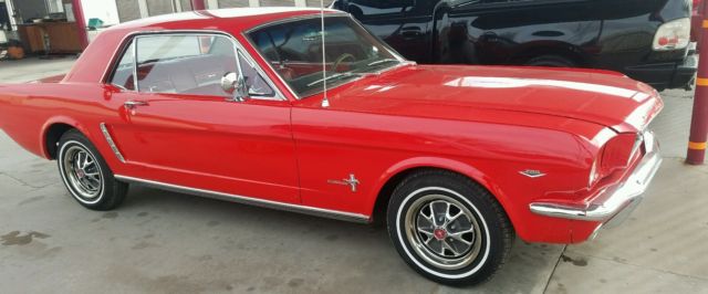 1965 Red Ford Mustang Coupe