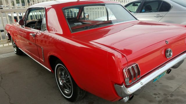1965 Red Ford Mustang Coupe