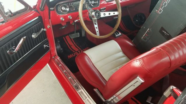 1965 Red Ford Mustang Coupe
