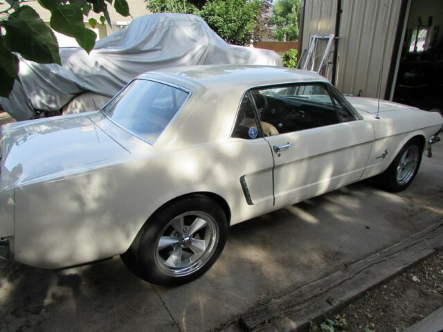 1965 White Ford Mustang Coupe