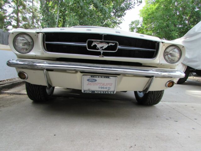 1965 White Ford Mustang Coupe