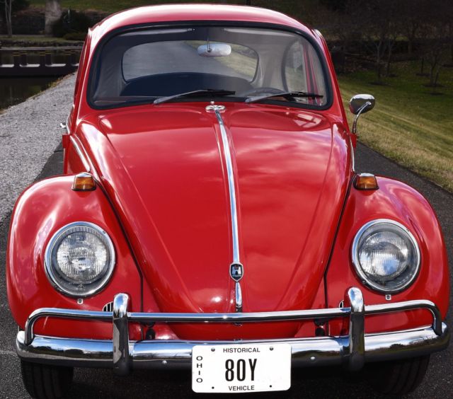 1965 Red Volkswagen Beetle - Classic Coupe