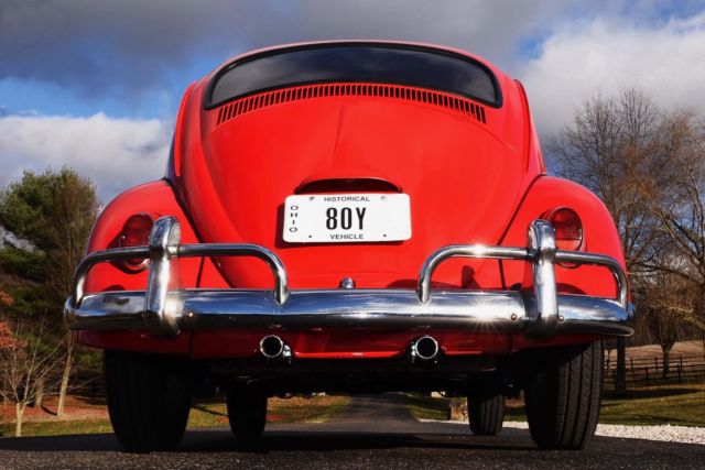 1965 Red Volkswagen Beetle - Classic Coupe