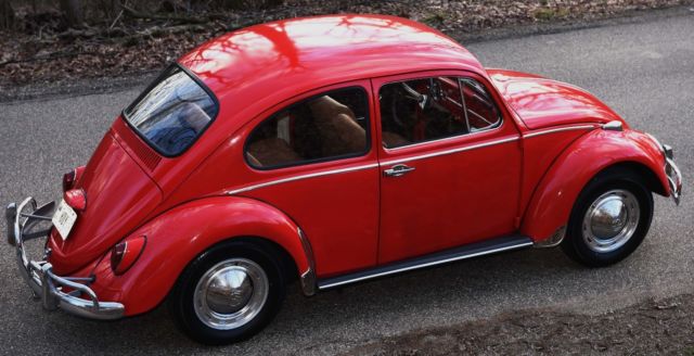 1965 Red Volkswagen Beetle - Classic Coupe