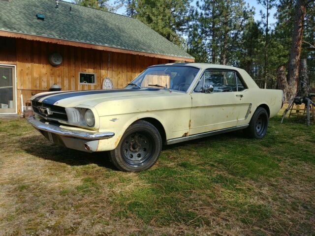 1965 Yellow Ford Mustang Coupe