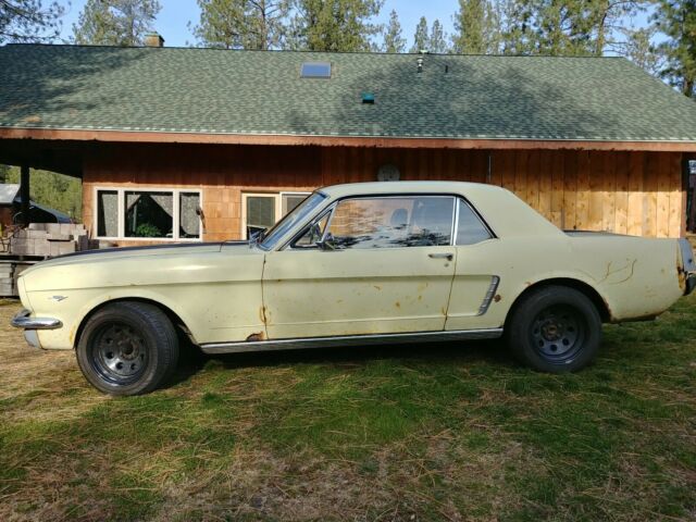 1965 Yellow Ford Mustang Coupe