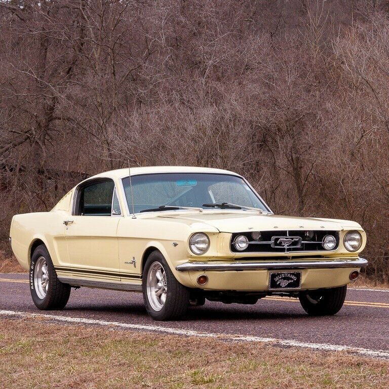 1965 Yellow Ford Mustang Coupe