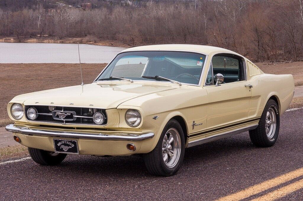 1965 Yellow Ford Mustang Coupe