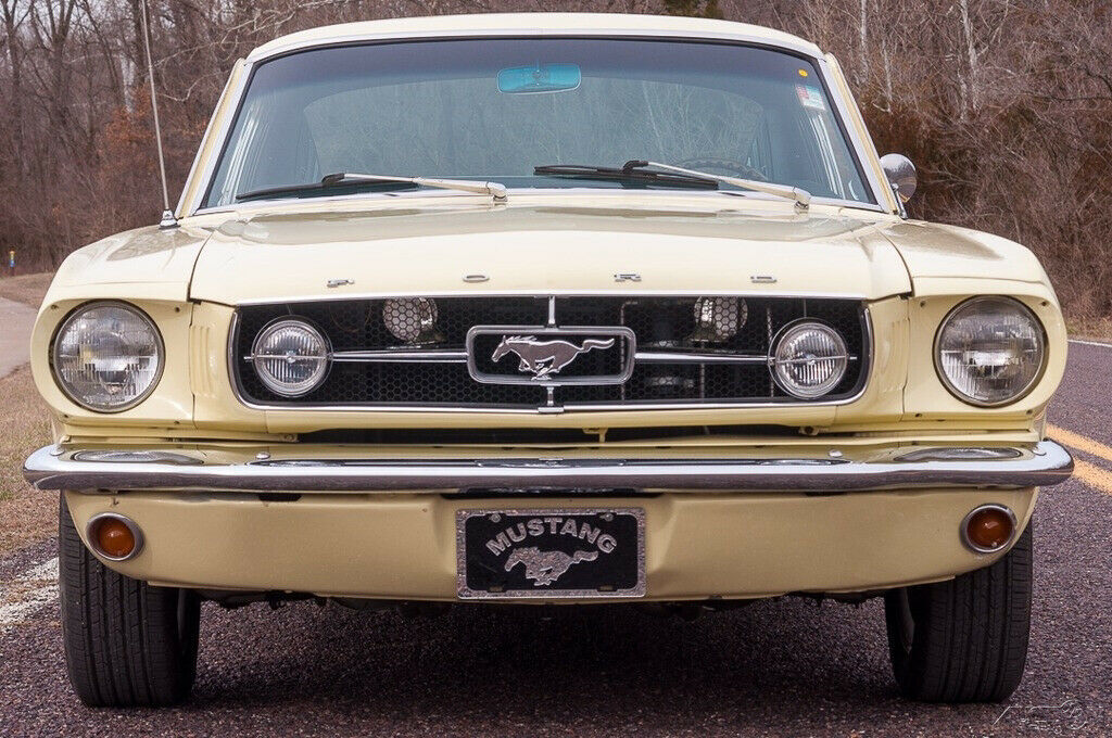 1965 Yellow Ford Mustang Coupe