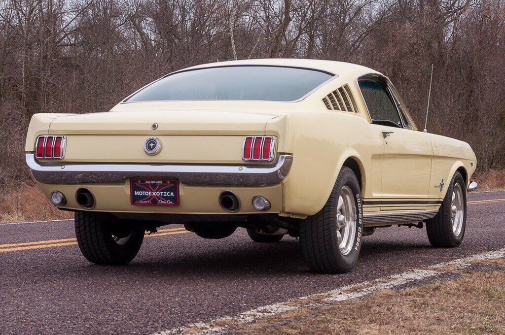 1965 Yellow Ford Mustang Coupe