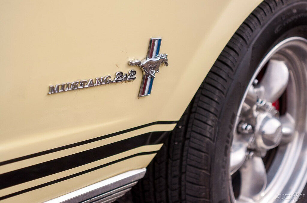 1965 Yellow Ford Mustang Coupe