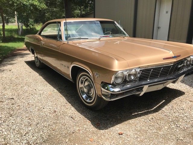 1965 Gold Chevrolet Impala Coupe