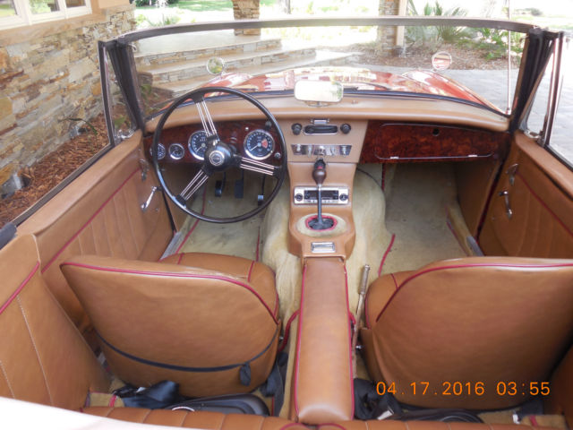 1965 Red Austin Healey 3000 Convertible