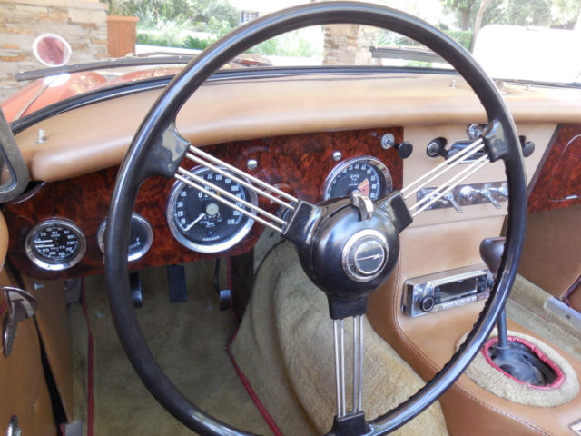 1965 Red Austin Healey 3000 Convertible