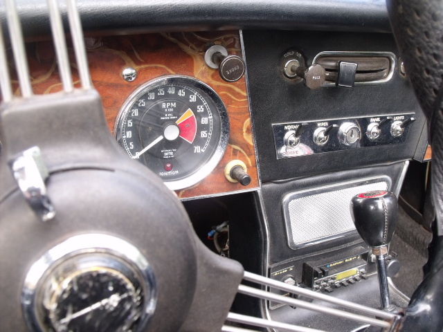 1965 Red Austin Healey 3000 Convertible