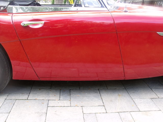 1965 Red Austin Healey 3000 Convertible