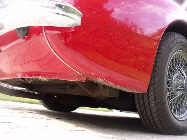 1965 Red Austin Healey 3000 Convertible