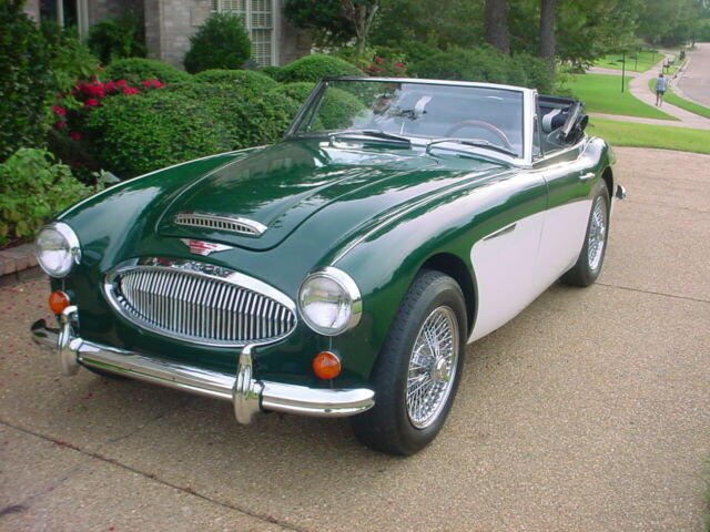 1965 Green Austin Healey 3000 Convertible