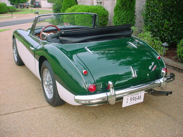 1965 Green Austin Healey 3000 Convertible