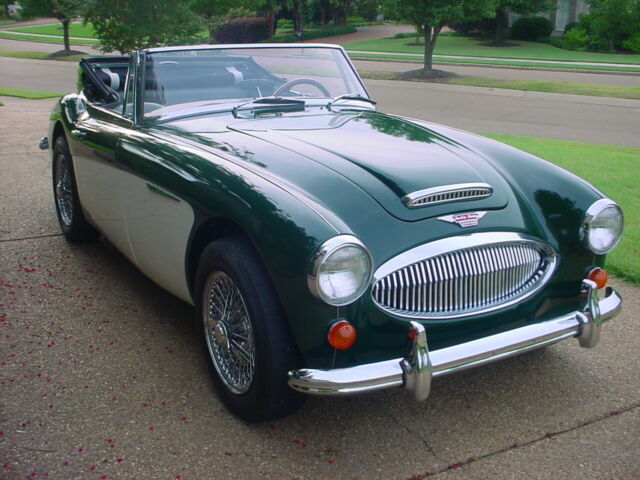 1965 Green Austin Healey 3000 Convertible