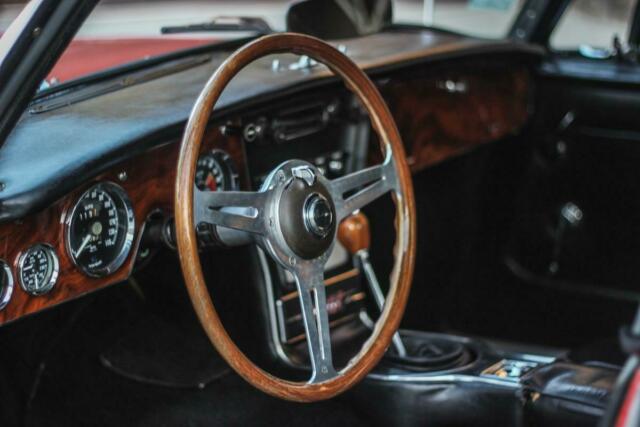 1965 Red Austin Healey 3000 BJ8 Mark III Convertible