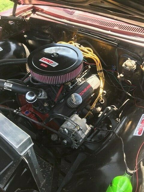 1965 Burgundy Chevrolet Bel Air/150/210 POST CAR