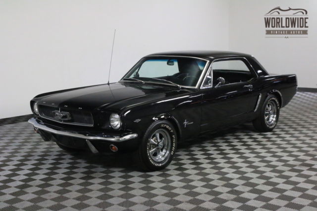 1965 Black Ford Mustang
