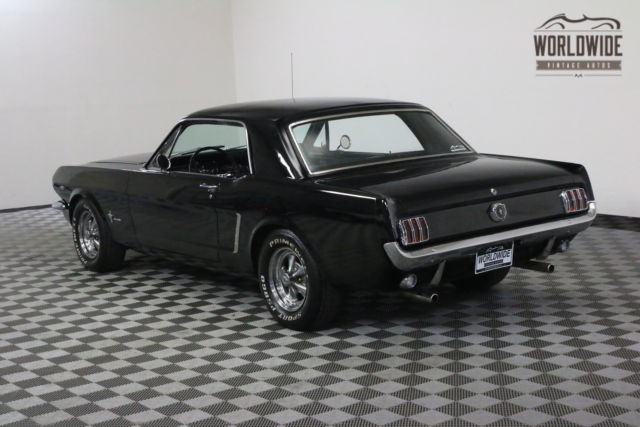 1965 Black Ford Mustang
