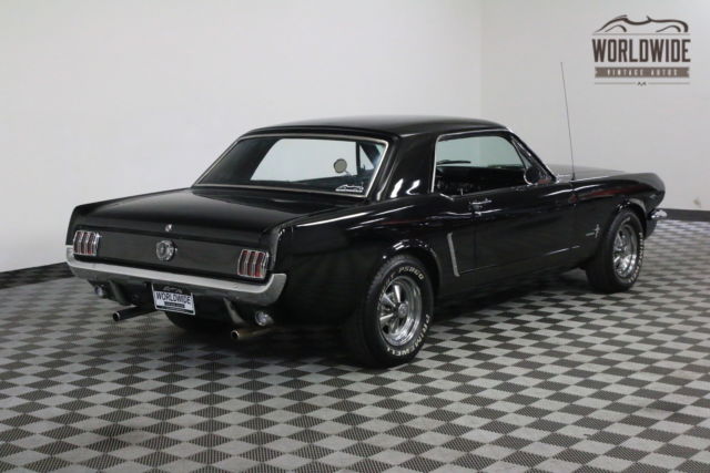 1965 Black Ford Mustang